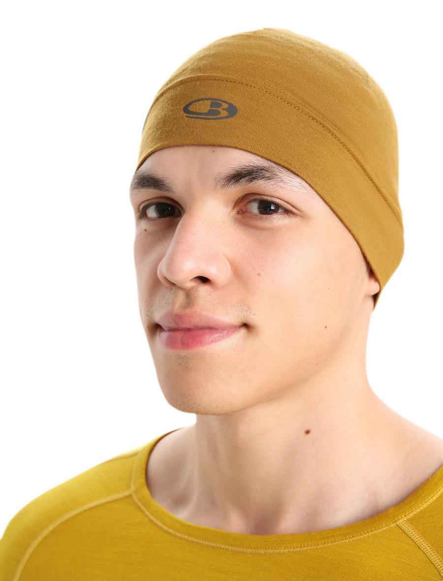 Czapki Icebreaker Unisex Merino Chase Beanie Damskie Brązowe | PL 1465UZGT